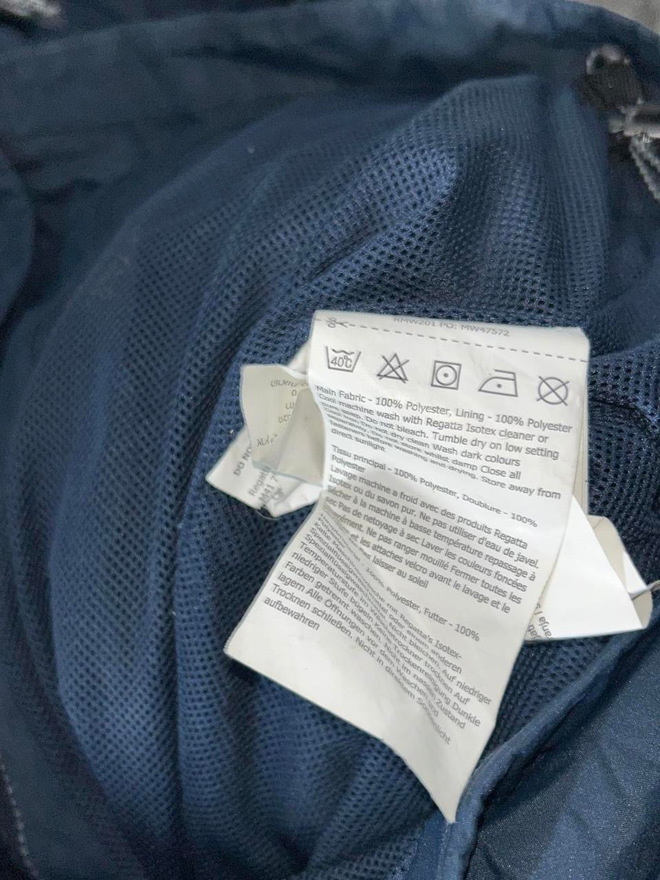 Regatta Pack-It III waterproof jacket in navy blue. 