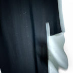 Statements Black pinstripe light soft coat with a touch of elegance #wintercoats L 45 W20 SKU 6907