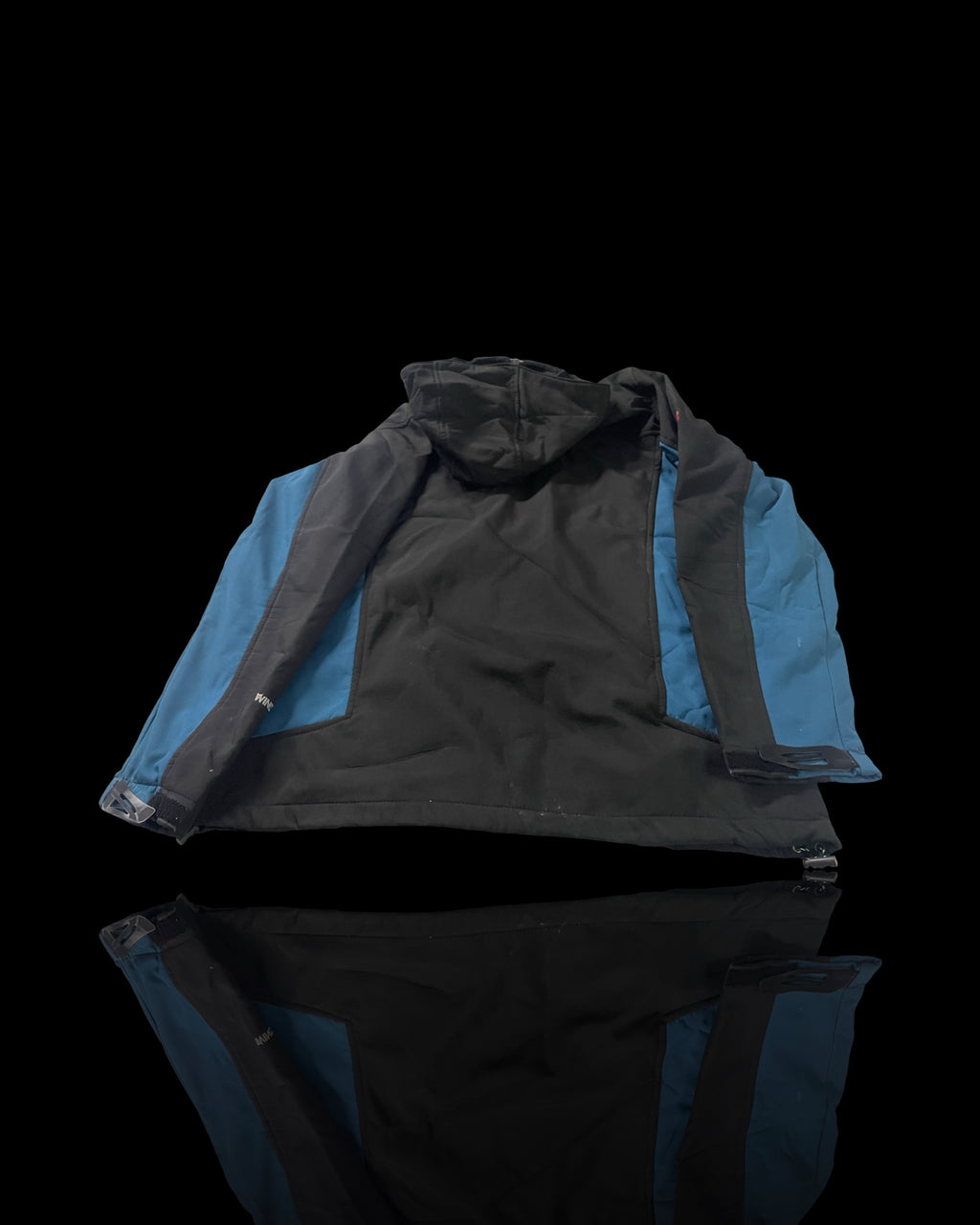 The North Face  Women's Blue insulated HOODED WINDBREAKER Jacket SKU 4153