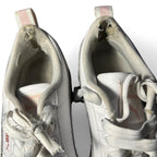 White Puma trainers with pink accents and a chunky sole #lifestyle in uk size 5 USA 6C sku 6899