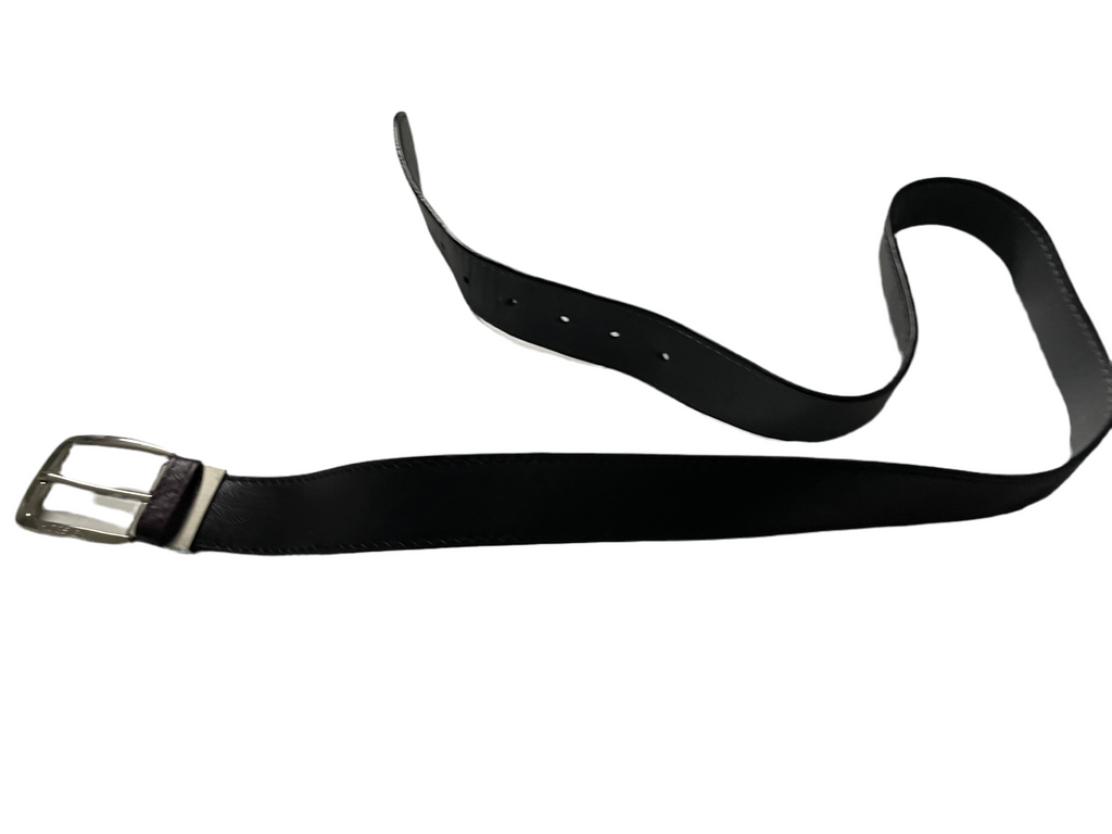 Vintage Hidesign men's black leather belt|L41| SKU 4489