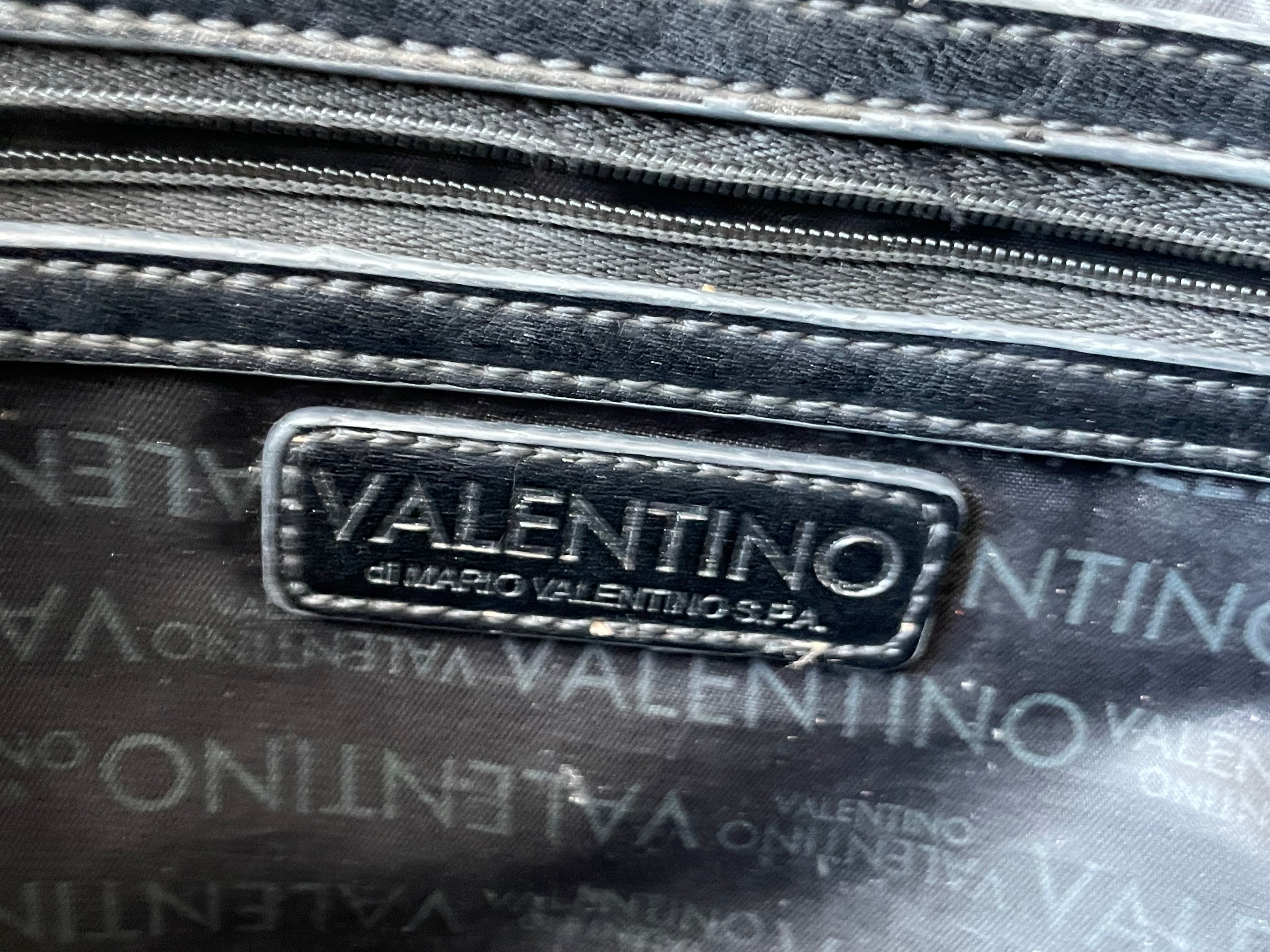 90s Stunning vintage Valentino silver tote Handbag SKU 4074.