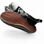 Black and white Converse trainers with heart detail #Converse #HeartDetails uk 4 us 6 sku 6981