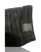 vintage black women's pieces jeggins in XL L31 W32|SKU 4238