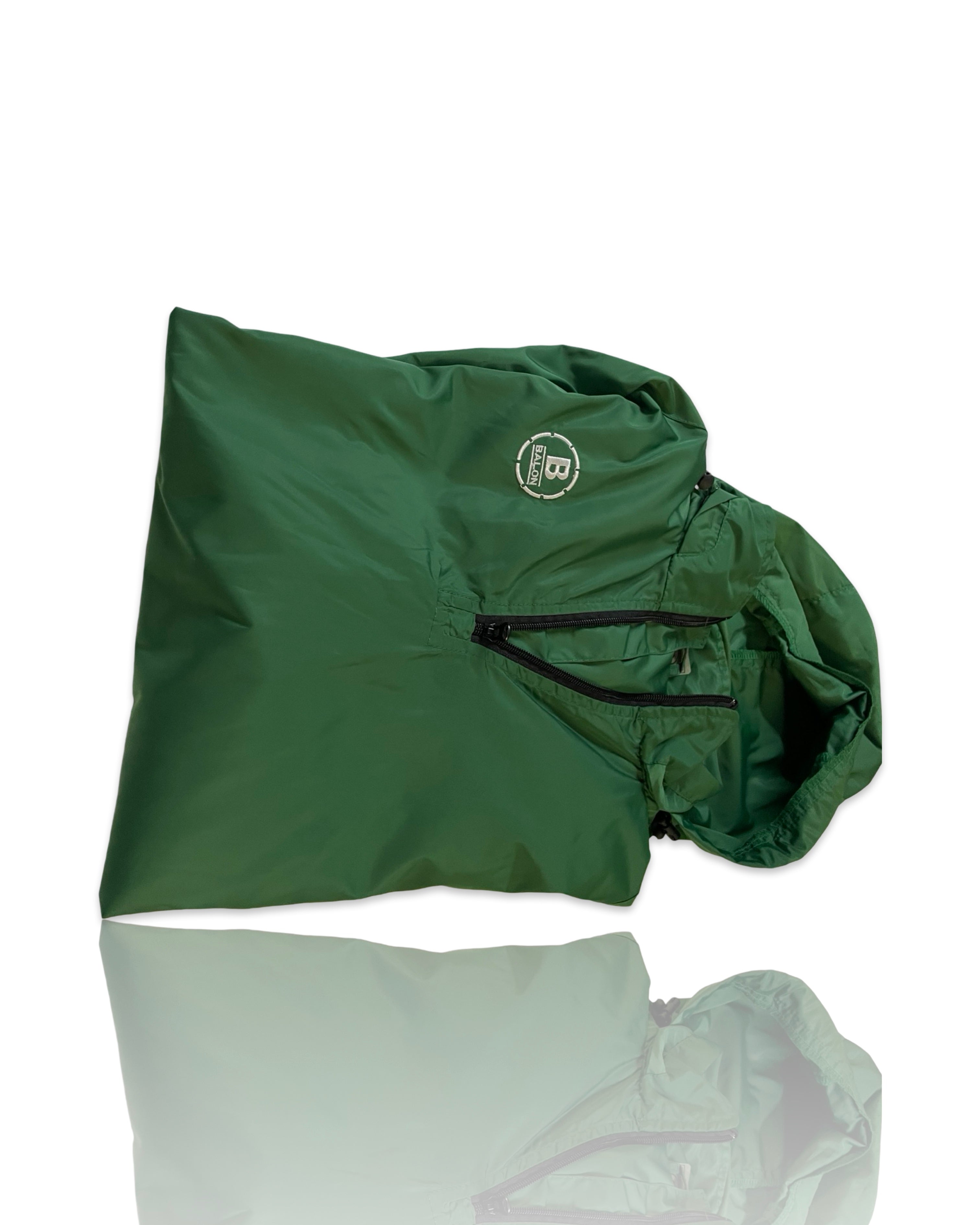 Vintage lightweight Balcon green mens windbreaker jacket in size small TO Medium L28 W22| SKU 4177