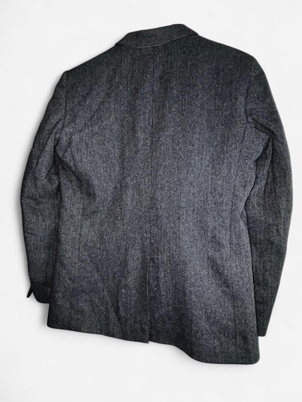 Red Herring Jacket Mens Size Medium Tweed Workwear Regular Grey Blazer