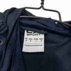 Vintage men’s Navy Coleraine FC Academy windbreaker #football #windbreaker L 28 W 22 in M sku 6878