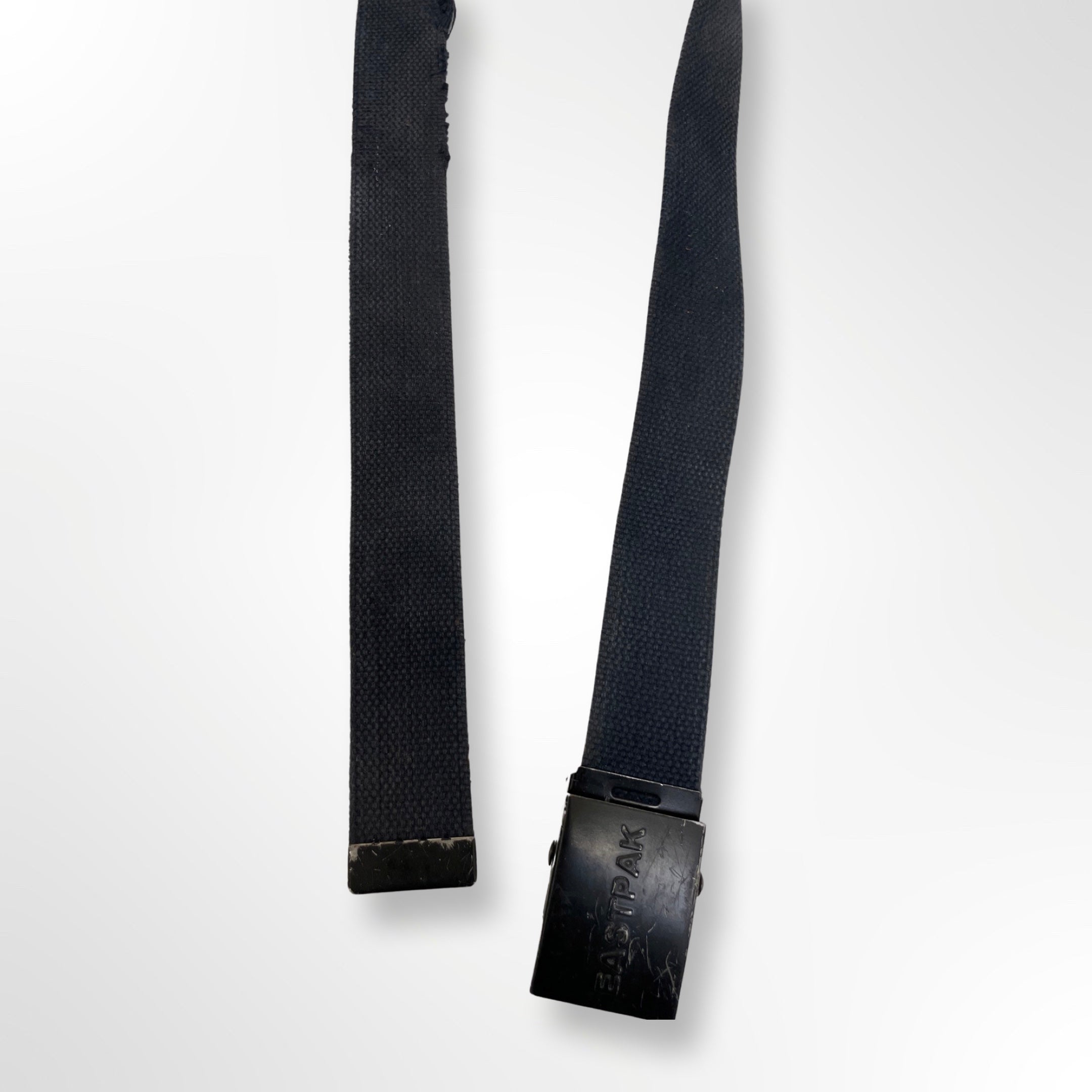 Vintage Fast pale military mens blue buckle belt size M