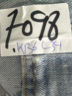 Levis 501 Denim Jeans 90’s Mens 36x34 (Fits 34x33) Grunge Stained Thrashed USA