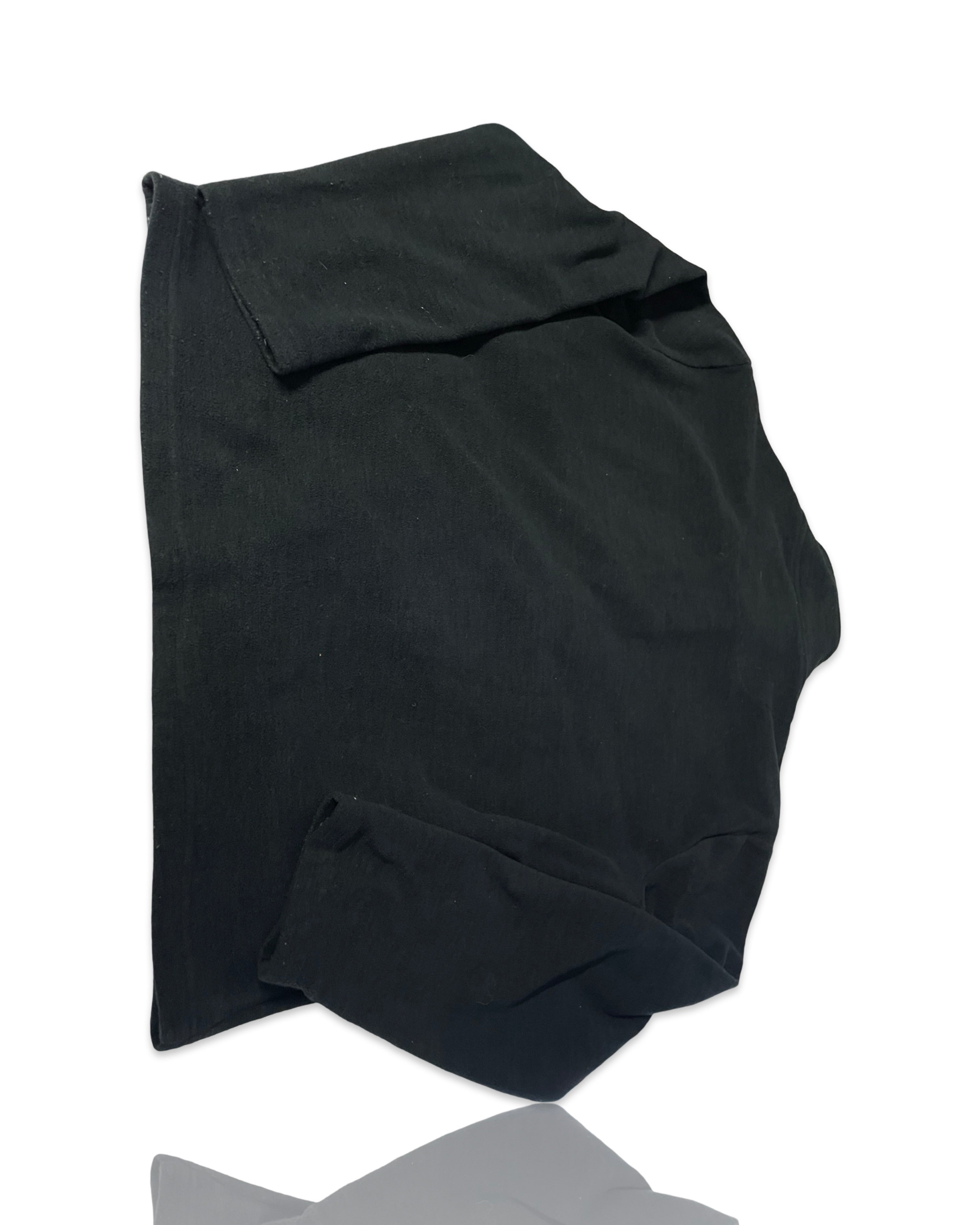 Vintage Mens  Zip Up Fleece Jacket Black Large L29 W 21 |SKU 4230