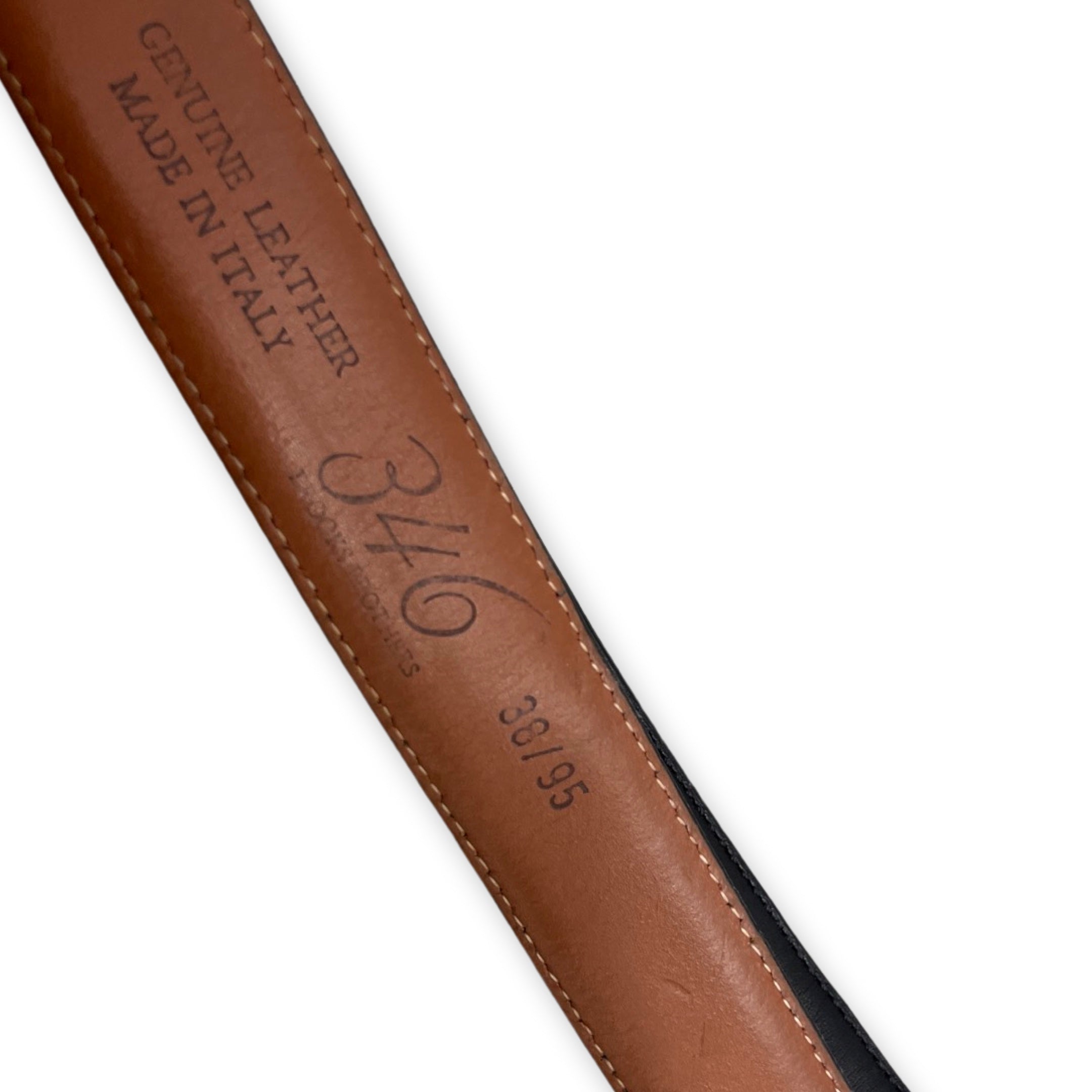 Rubynee Vintage y2k mens made in italy leather brown belt