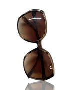 VINTAGE METAL DETAIL OVERSIZED SQUARE SUNGLASSES|SKU 4202