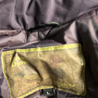 Vintage Women's UK Size 13 Taupe Grey & Purple Lightweight Padded Puffer Jacket, Size L - SKU 6930