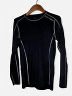 Men’s Black and white Berghaus long sleeve thermal top #outdoorwear in size small L 27 W 17 SKU 7007