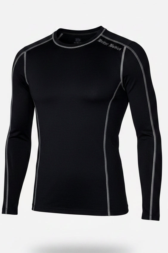 Men’s Black and white Berghaus long sleeve thermal top #outdoorwear in size small L 27 W 17 SKU 7007