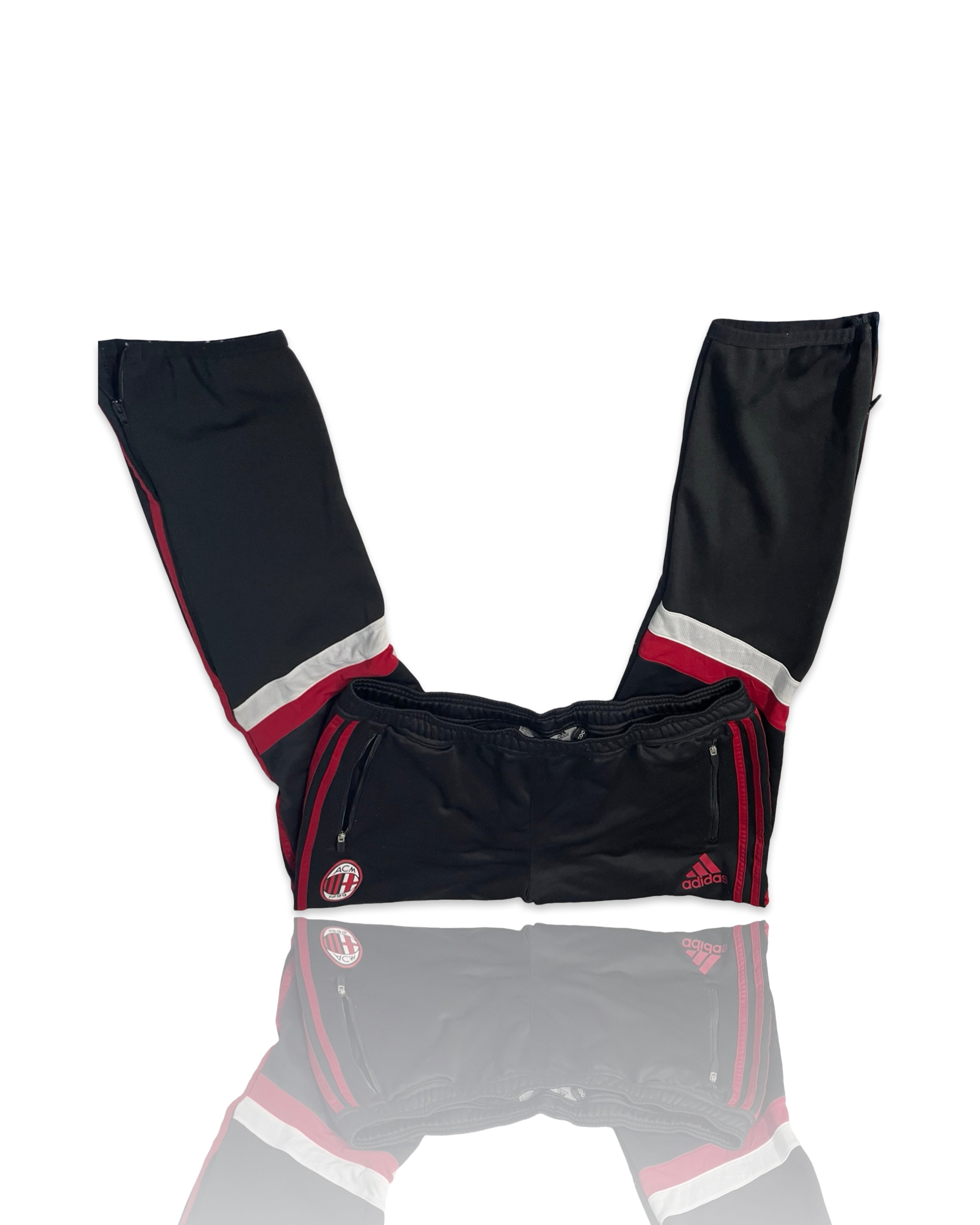 Vintage adidas AC Milan soccer joggers size L|SKU 4242