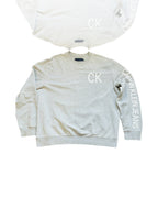 Vintage Calvin Klein Grey Sweater - Size M (Tag XXL, Recommended M)