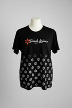 Black Art of Fight graphic t-shirt with French Guiana design #MMA collar to hem 31 pit to pit 23 sku 7057