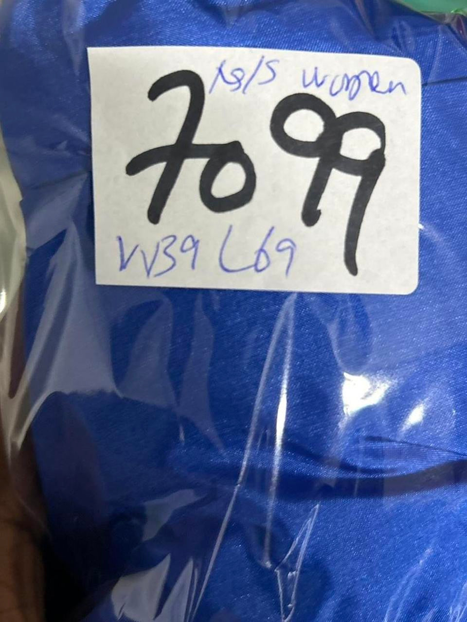 Blue Adidas track pants with drawstring waist, zipper pockets and elasticated ankles adidas #trackpants