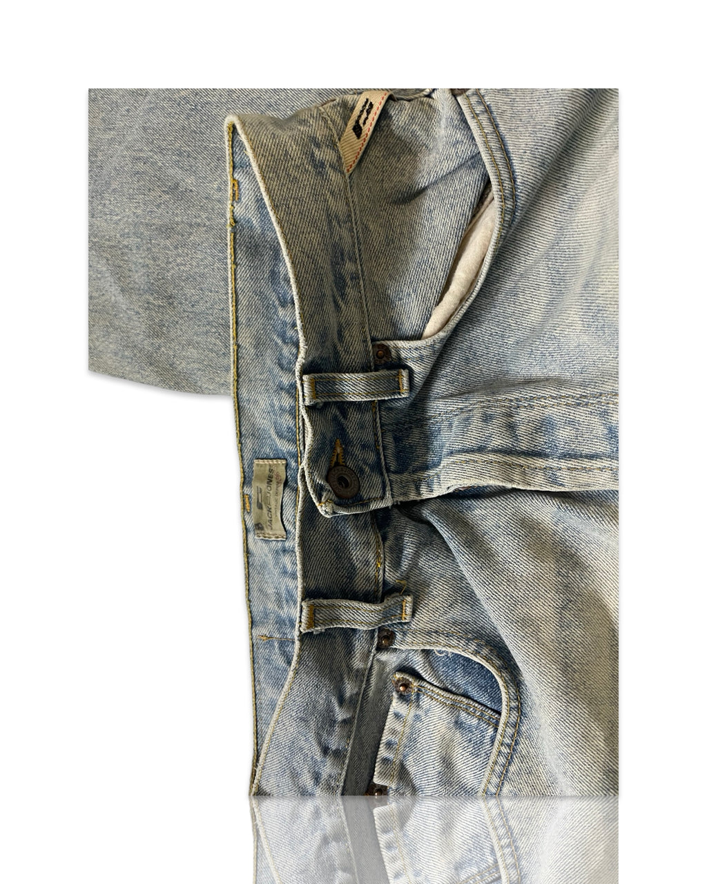 Vintage Jack and Jones Blue Wash Distressed  Jeans  L34 W30 |SKU 4256