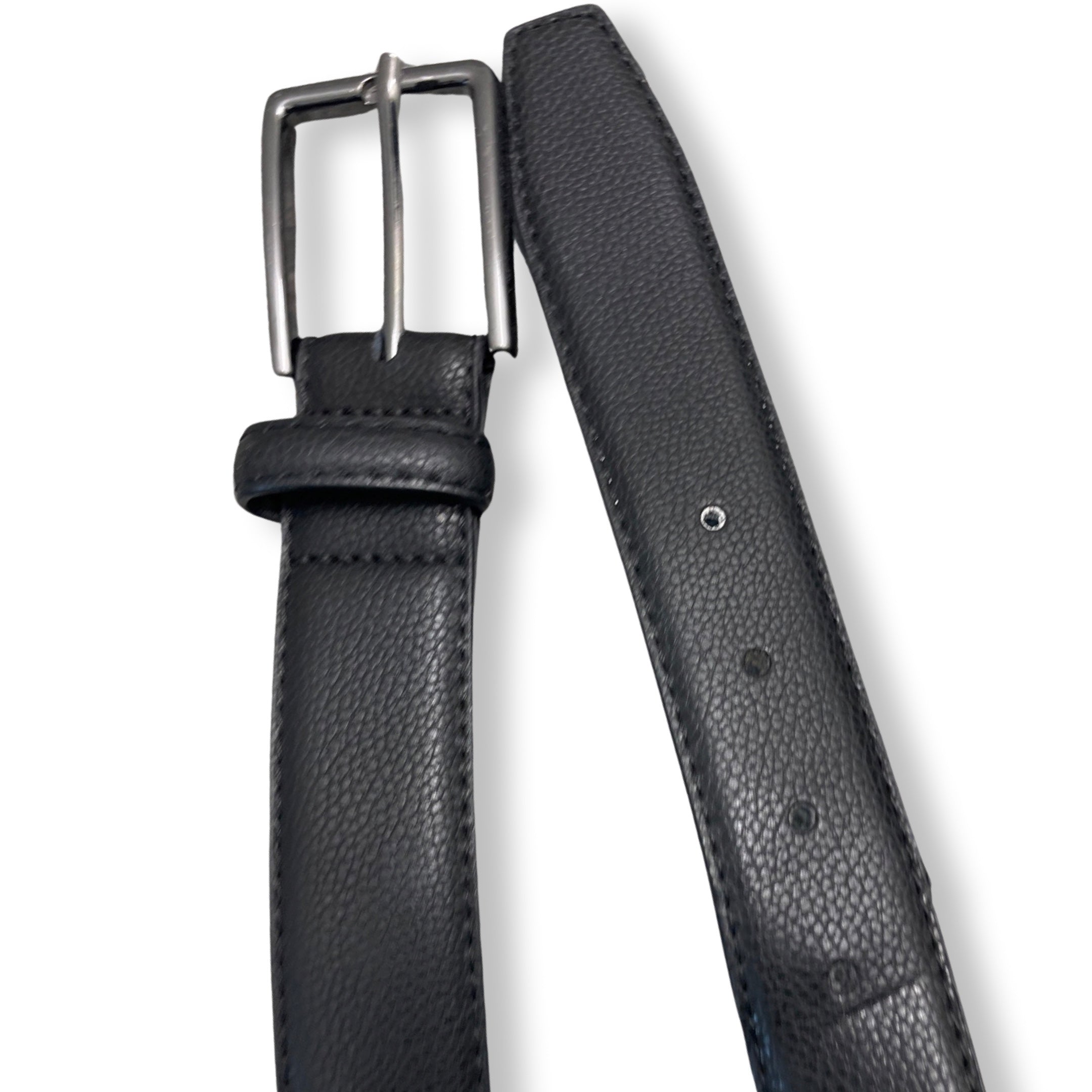 Rubynee Vintage y2k black leather mens belt