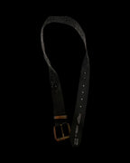 Vintage Maje black leather mens belt