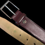 Rubynee Vintage y2k mens leather brown belt