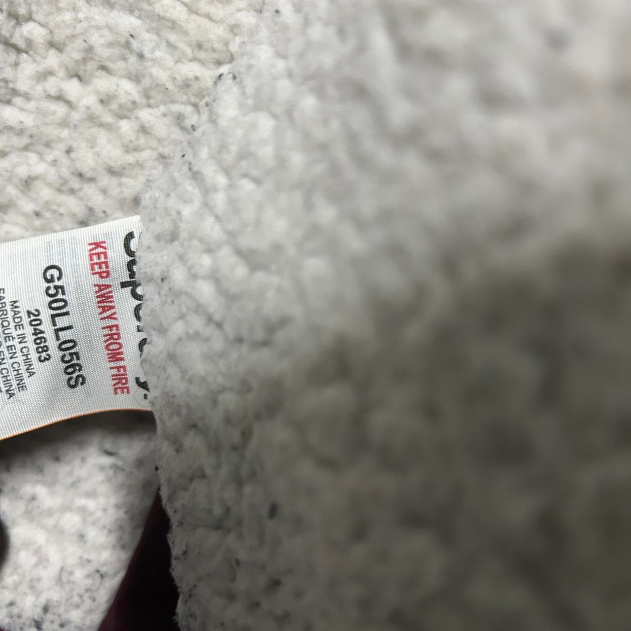 Vintage Women's Burgundy Superdry Padded Gilet with Removable Hood, Size L (26" Length, 20" Waist) - SKU 6875