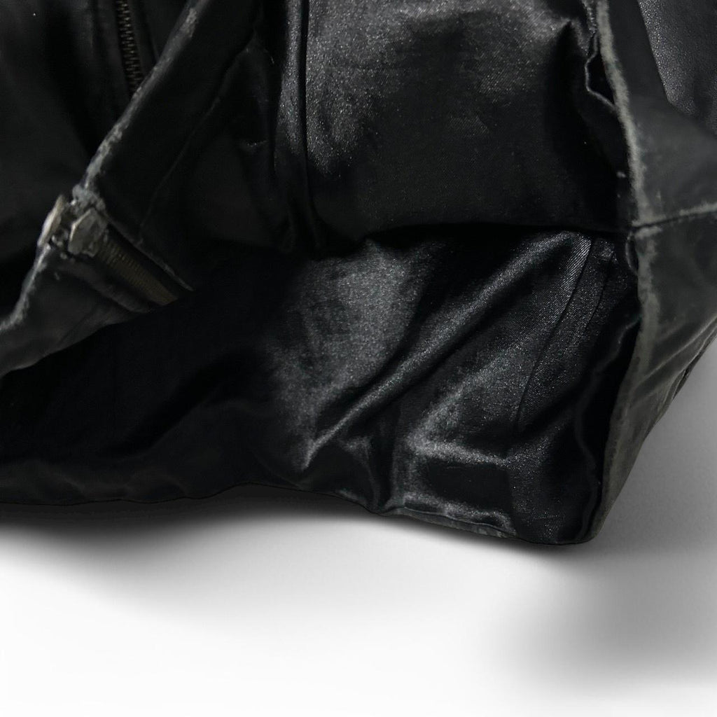 Vintage women’s Black Cabela's leather jacket #leatherjacket in xxl l 28 w 21 SKU 6879