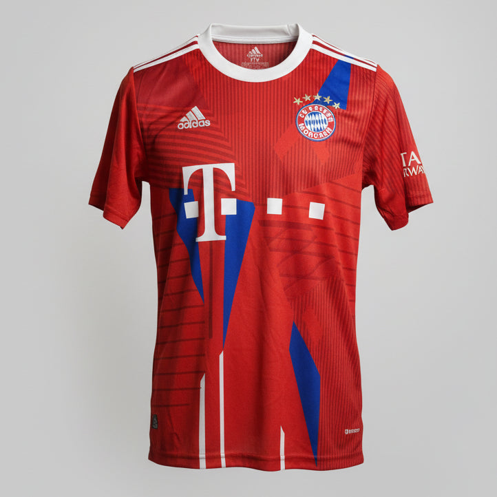 Adidas Bayern Munich home red jersey 2022/2023 Sadio Mane 17 SKU 7411 Size S
