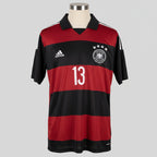 Vintage men Adidas Germany 2014/2015  striped home jersey Thomas Muller 13 SKU 7402 size XL