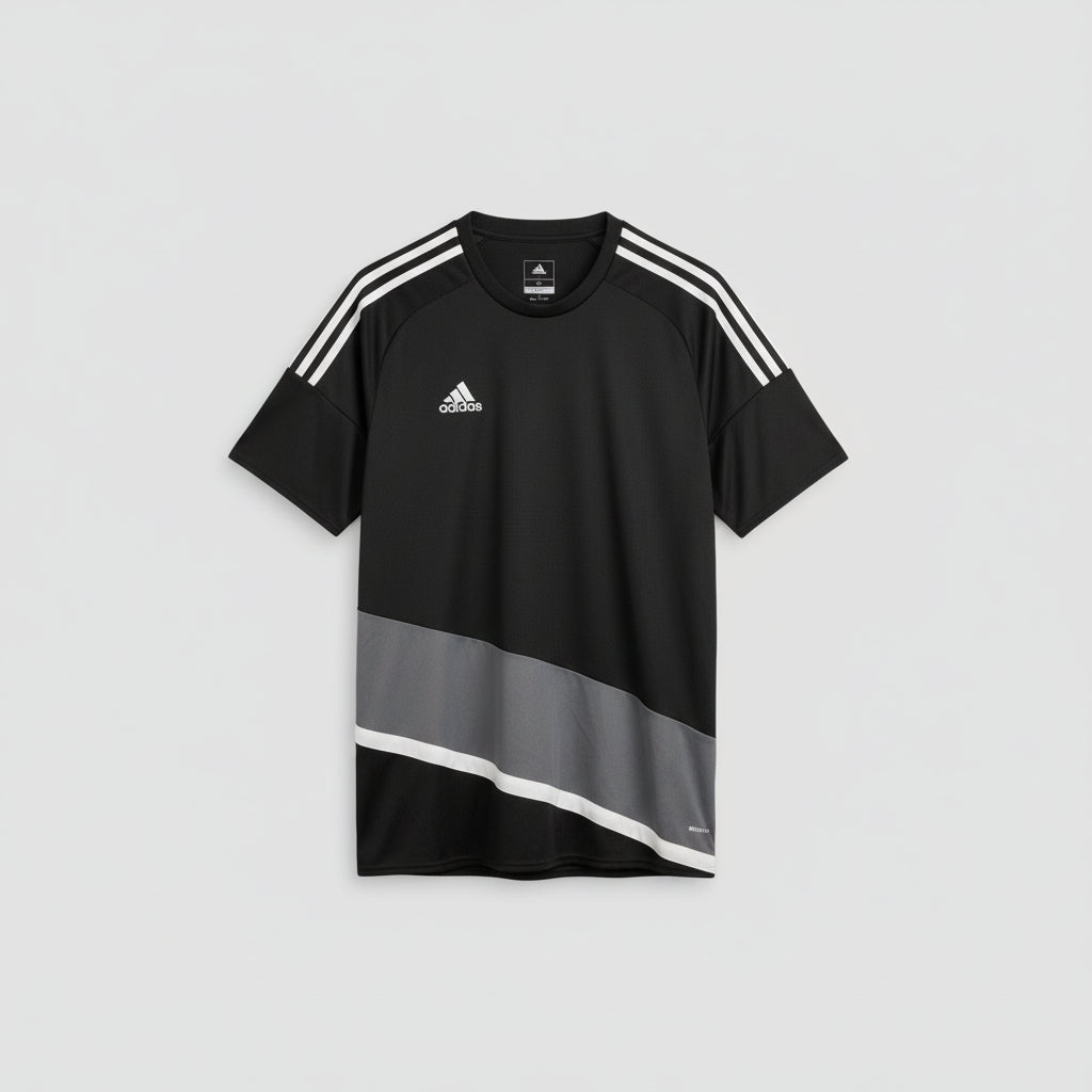 Vintage Adidas Regista 16 soccer jersey black grey white Size 2XL