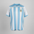 Argentina 2006 male home jersey  Maradona 10 SKU in blue & white 7419 Size M