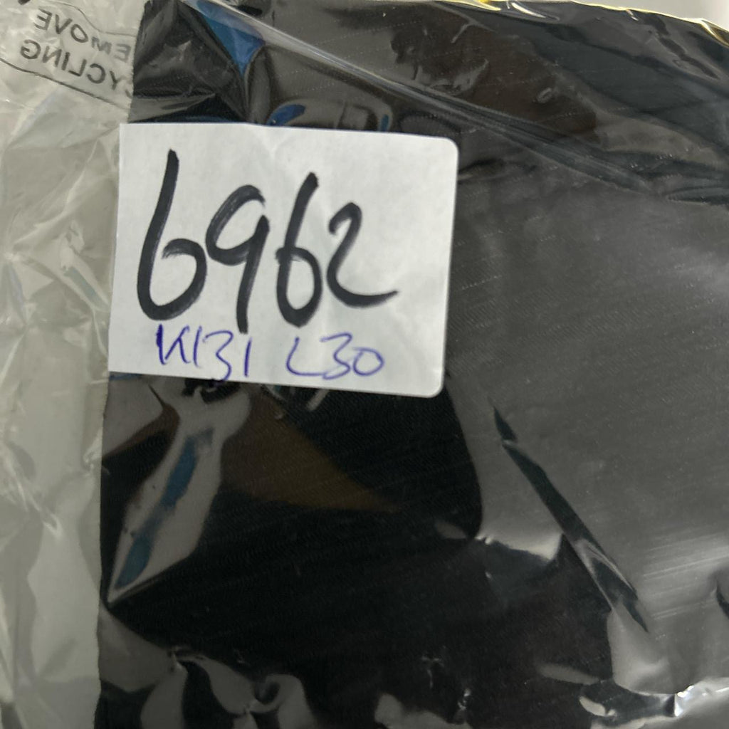 Kenneth Cole Womens Pants Size 31 Black Solid Cropped Straight Leg Slacks Cotton L30 W31 SKU 6962