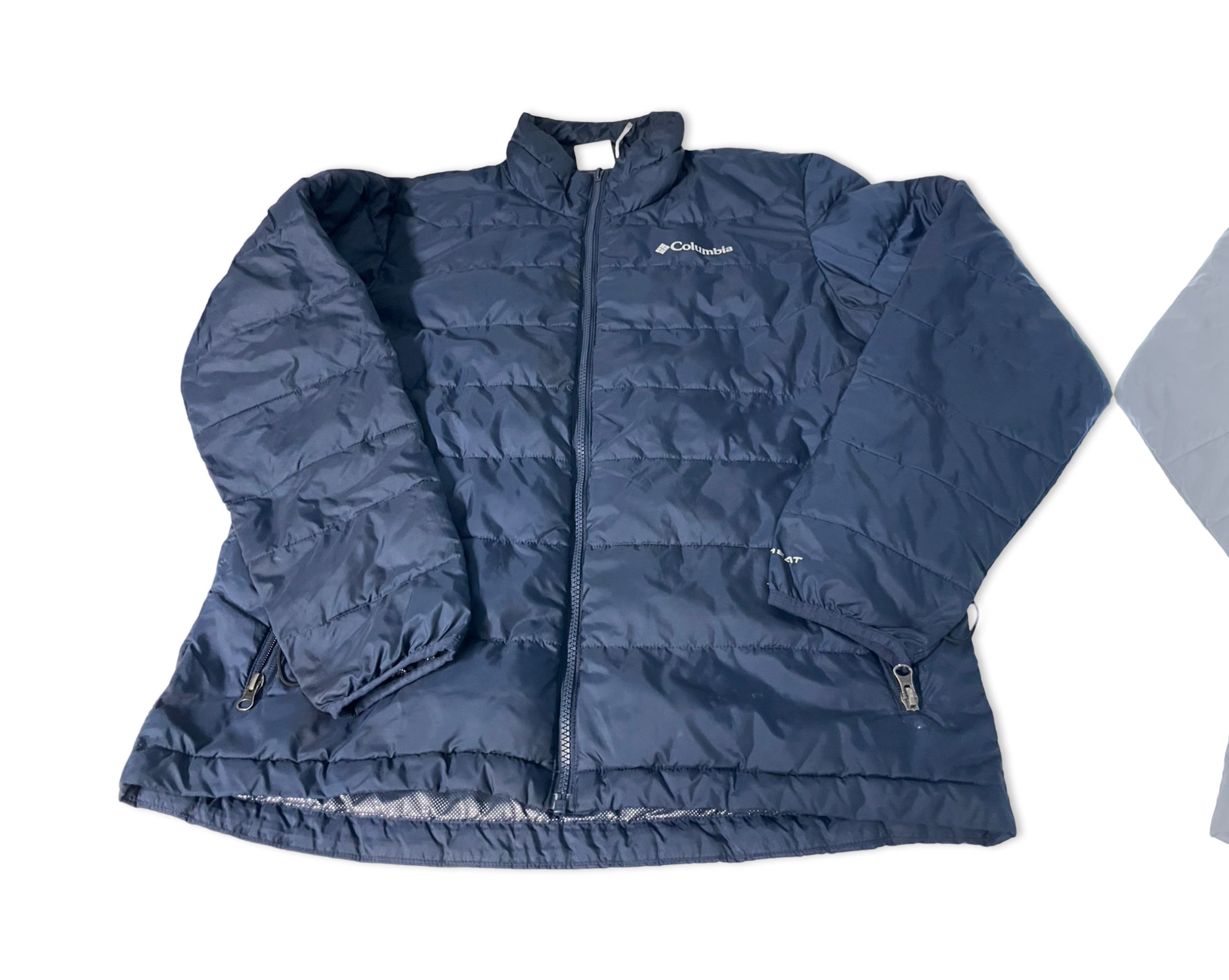 Columbia Mens Crested Butte II Omni Heat Jacket Coat Dark Blue Size Medium|SKU 4241