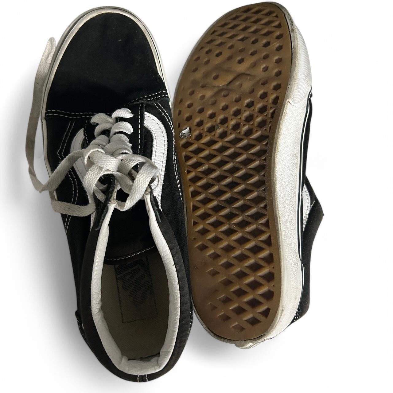 8.5 !US Women Vans Old Skool Skate Shoes Sneakers Black Suede Men 6 UK SKU 6876