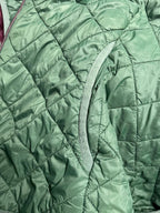 Womens Vest-DUSTIN-SPORT-"spruce night" green quilted full zip lined-PS SKU6937