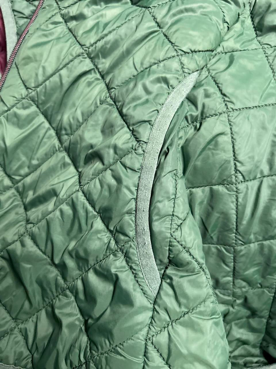 Womens Vest-DUSTIN-SPORT-"spruce night" green quilted full zip lined-PS SKU6937