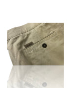 VTG 90s men’s heavy cotton  beige STRATOS MENS PEGGED CHINO TROUSERS  W36 L34 CREAM COTTON|SKU 4249