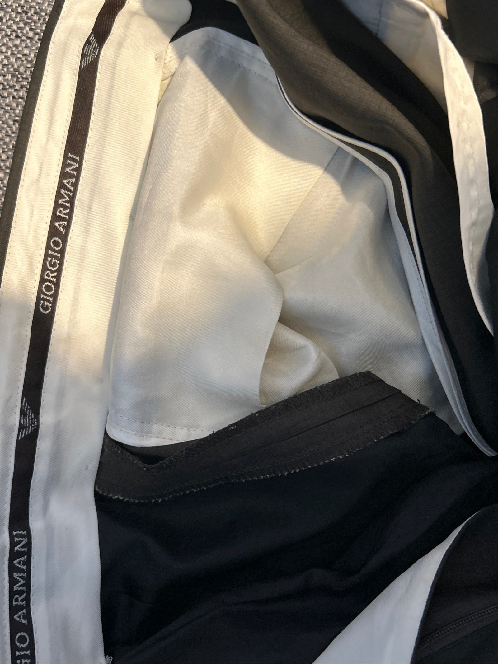 GIORGIO ARMANI COLLEZIONI Mens Brown Viscose/Polyester Dress Pants sz34 x 28