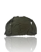 Superdry Vintage Embroidered Long Sleeve Knit T-Shirt Green Grit Men's Size L|SKU 4171