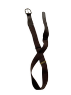 Vintage men's brown elastic braided belt| L35| SKU 4495