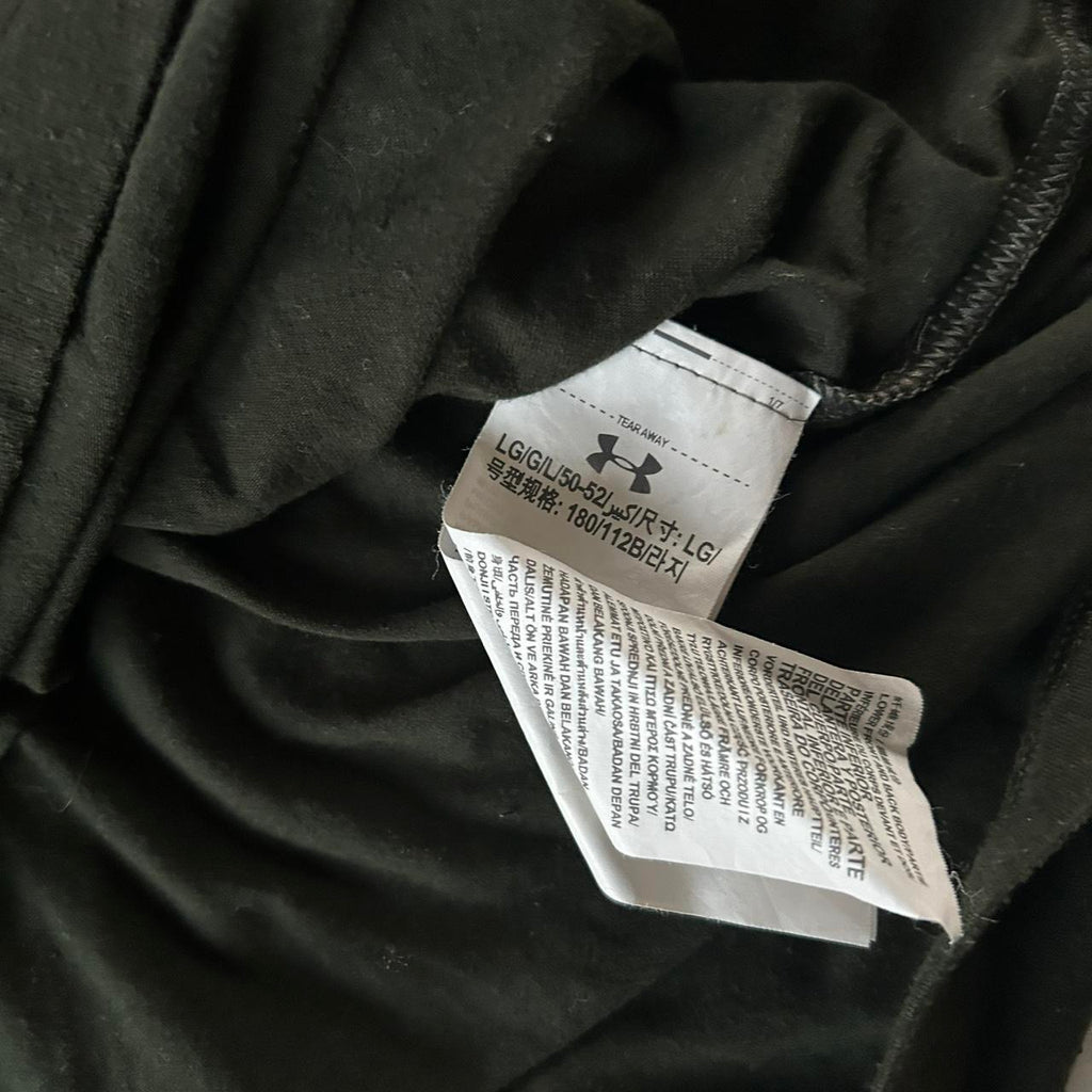 Mens Under Armour Sportstyle hooded Green Camouflage Anorak Jacket 1/2 Zip in L