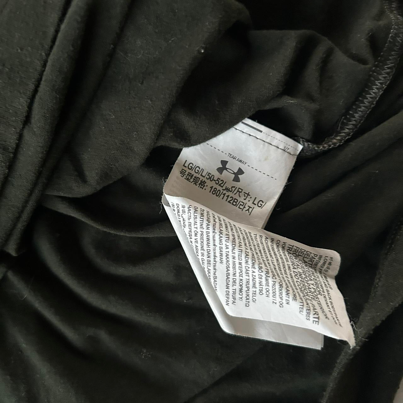 Mens Under Armour Sportstyle hooded Green Camouflage Anorak Jacket 1/2 Zip in L