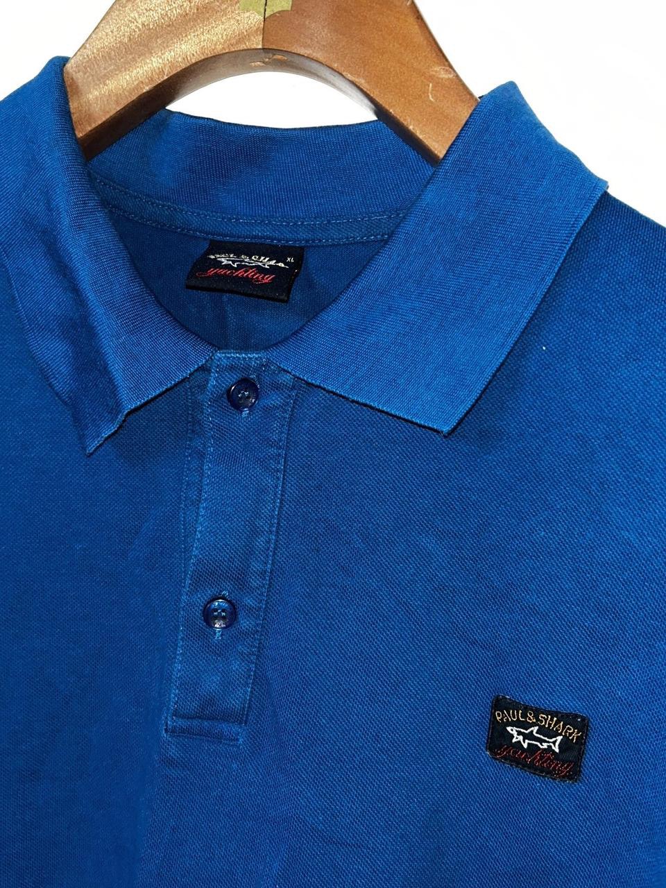 Men’s Blue Paul & Shark polo shirt #poloshirt
Size 2xl
L 30 W 22
SKU 7151