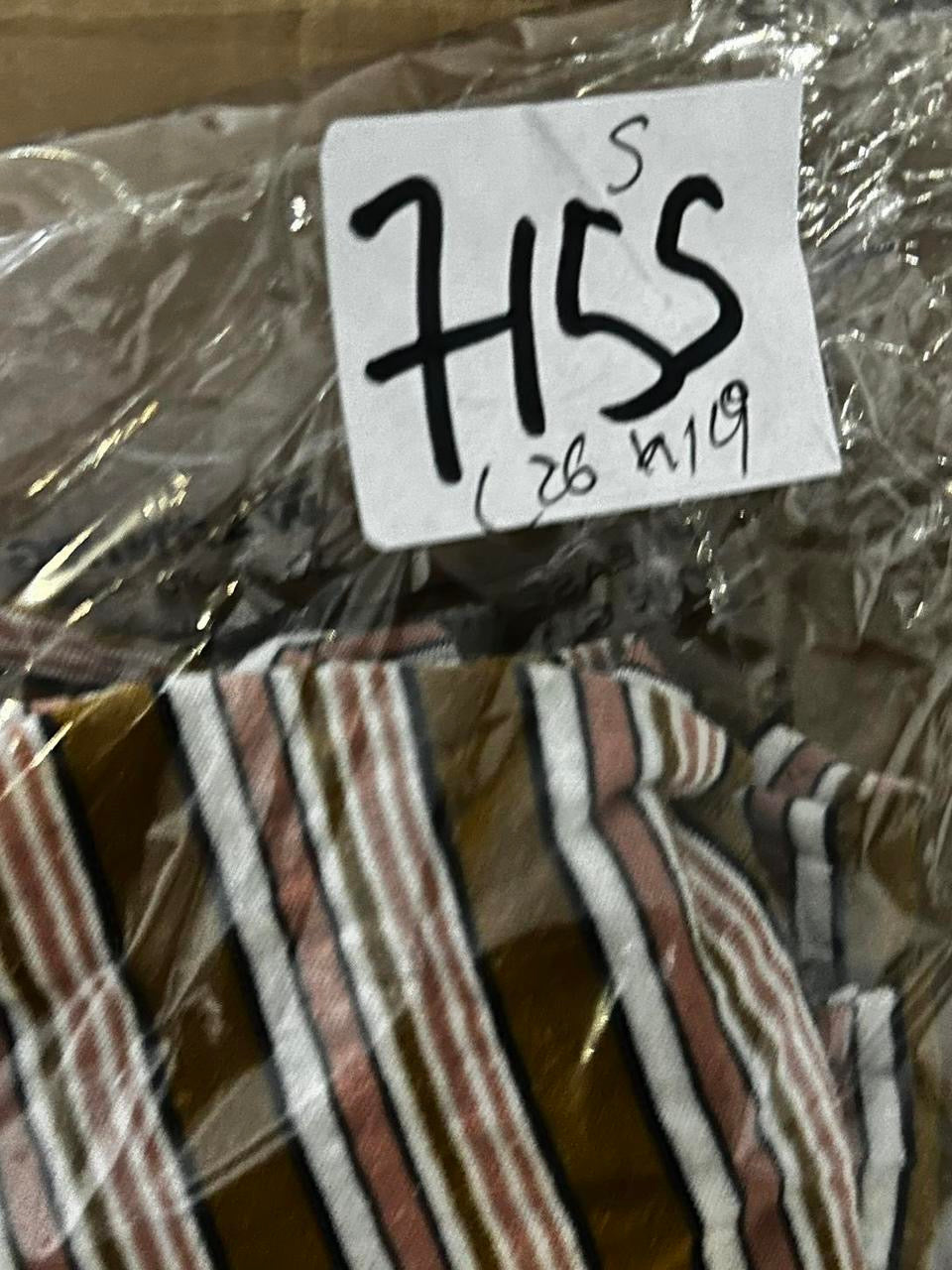 Ted Baker  mens striped t-shirt #stripedtee
SKU 7155
L 26 W19 
Size small