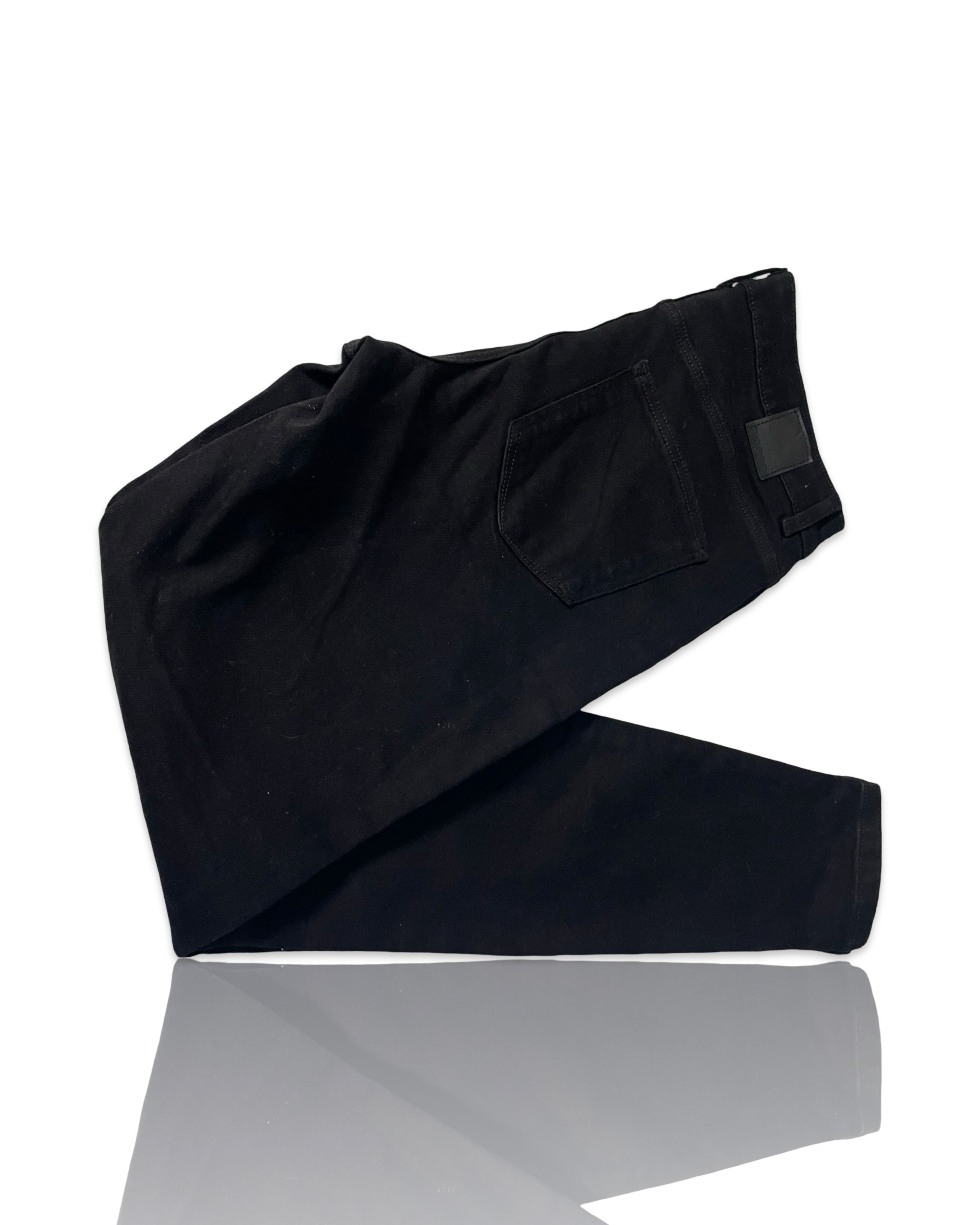 vintage black women's pieces jeggins in XL L31 W32|SKU 4238