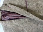 Vintage Burtons Mens Wool Blazer Jacket SIZE Large Dark Brown |SKU 4165