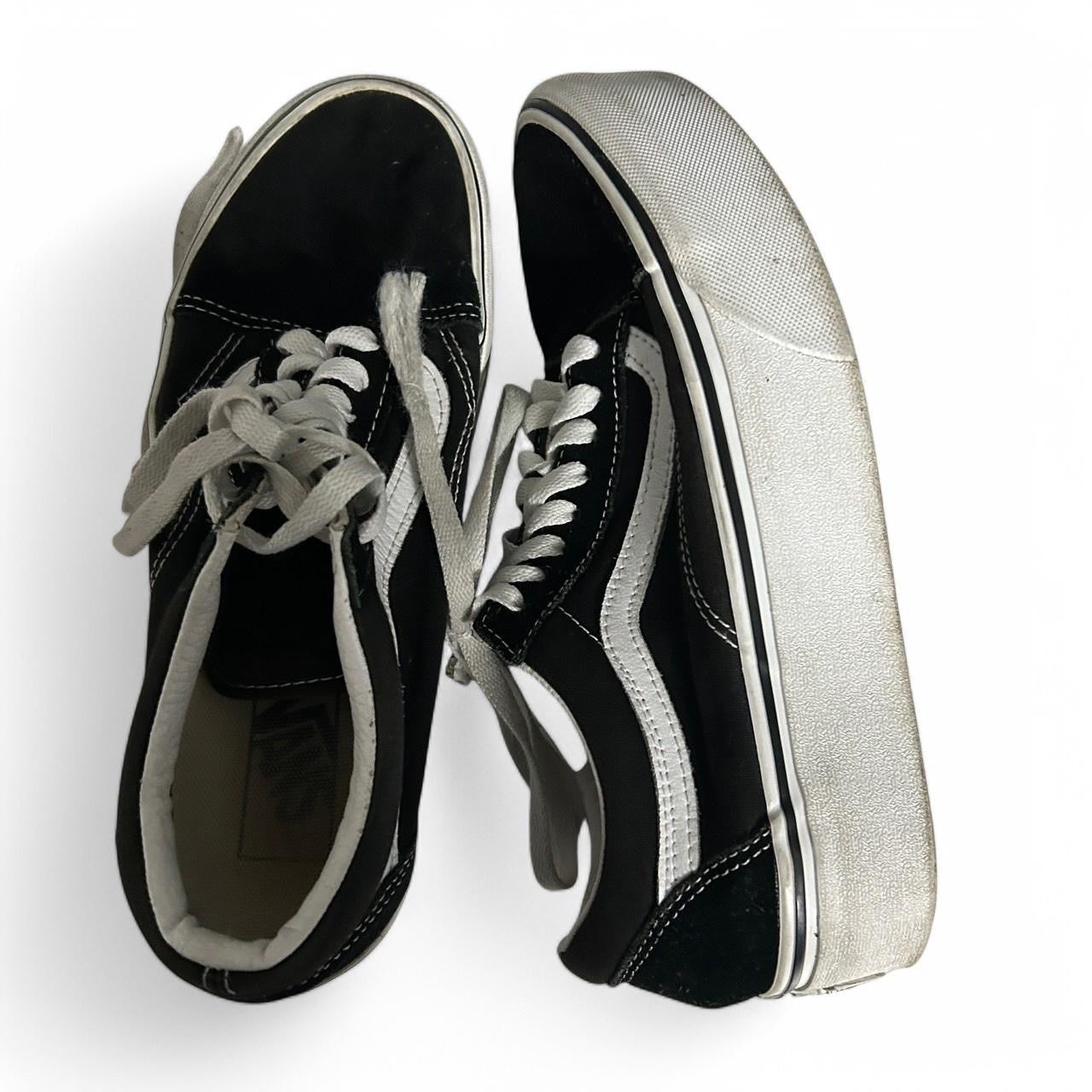 8.5 !US Women Vans Old Skool Skate Shoes Sneakers Black Suede Men 6 UK SKU 6876