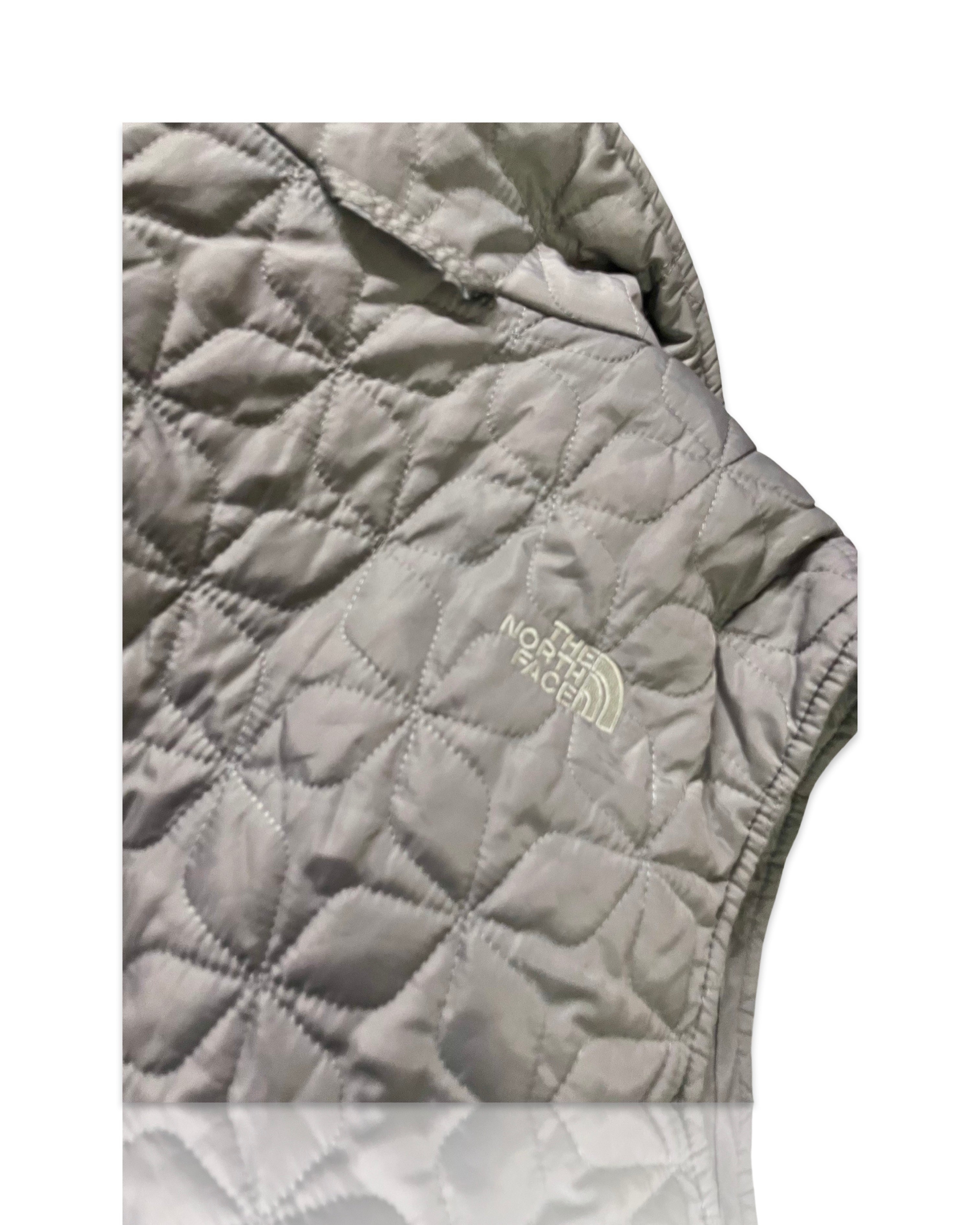  Vintage The North Face Gray Fleece Vest - Size Large - Embroidered - Woman’s -